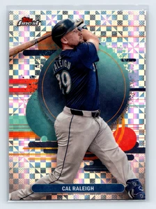 Cal Raleigh 2025 Topps Finest rifrattore X-Fractor non comune Mariners #111 - Foto 1 di 2