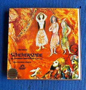 Scheherazade Rimsky-Korsakov Thomas Beecham ~ 4 Track, 7.5 IPS Stereo Reel Tape - Foto 1 di 3