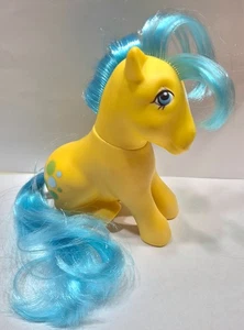Vintage My Little Pony Bubbles MLP G1 1983 Sitting Pose Yellow NM Minty TOP - Bild 1 von 10