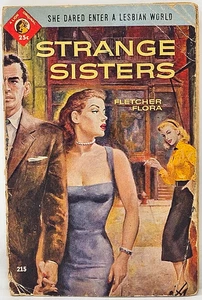 Strange Sisters Fletcher Flora, A Lion Original Second Printing May 1955 SC Book - Picture 1 of 9