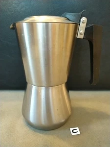RARA CAFFETTIERA IRMEL NOVA ESPRESS 6 TAZZE INOX 18/8 VINTAGE ANNI 80 - Foto 1 di 10
