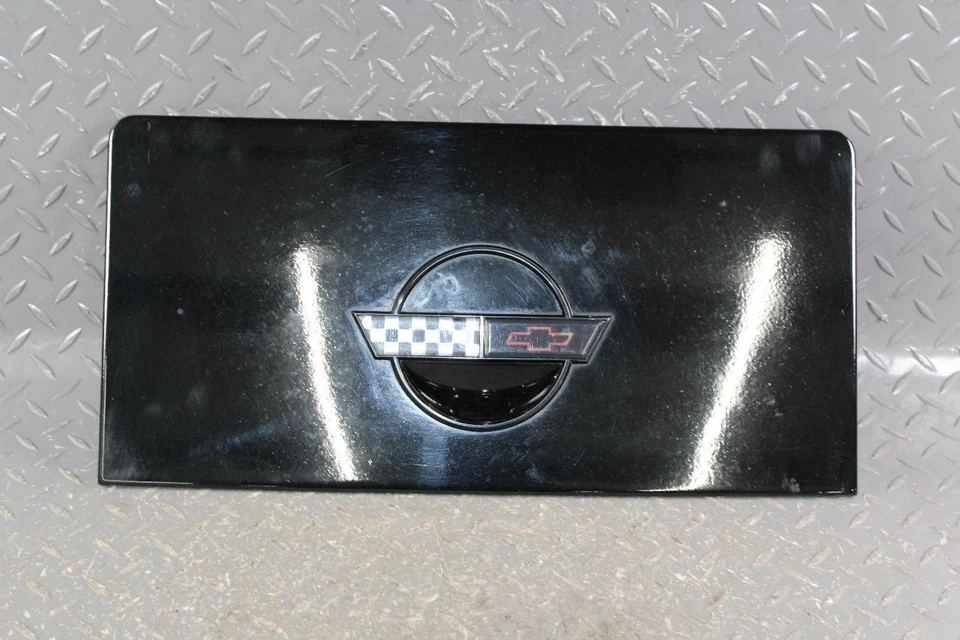88-96 Corvette C4 Black Painted Gasoline Gas Fuel Filler Door Hatch Lid OEM WTY Foto 1 de 4