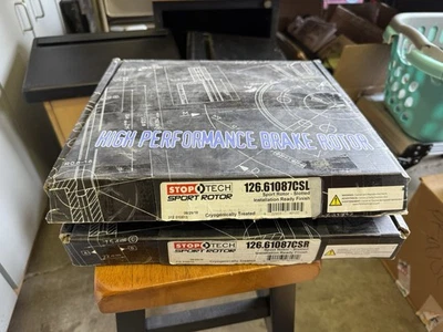 Stop Tech Rear Sport Rotor Set GT Mustang 126.61087CSL 126.61087CSR - Image 1 of 4