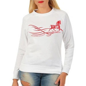 Damen Pullover Sweatshirt Pferde Liebe Der Sonne entgegen Dressur XS - XXXL - Bild 1 von 9
