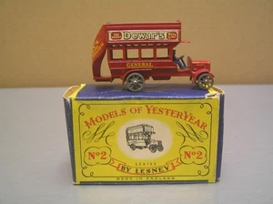 Matchbox Models of Yesteryear Y2 E Type London Bus made in England NMIB - Picture 1 of 10