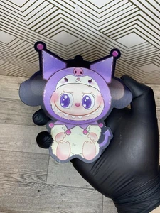 Labubu Kuromi Cinnamoroll Pompompurin Hello Kitty 3D Lenticular Car Sticker - Picture 1 of 3