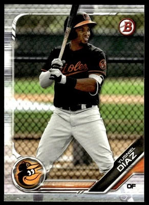 2019 Bowman Prospects Yusniel Diaz Baltimore Orioles #BP-109 - Image 1 of 2