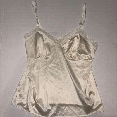 Camisola vintage DEENA crema/blanco roto hecha de tela Vivana estilo 2290 talla 34 Foto 1 de 3