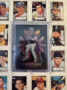 CJ Stroud Panini Obsidian Color Blast - Picture 1 of 2