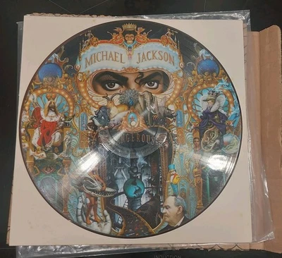 Michael Jackson Dangerous Picture Disc Clayderman Brazil Promo RARE TestPressing - Image 1 of 4
