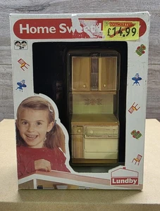De colección Casa de Muñecas Lundby Unidad de Cocina Horno Armarios Nuevo (Antiguo) Stock RARO - Imagen 1 de 7