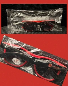New NIP Toyota Promo Sunglasses Black Red Unisex Sunglasses Swag UV Protection - Picture 1 of 16