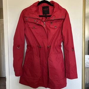 Yoki Women's Size Small Jacket/ Raincoat. Red.  - Picture 1 of 6