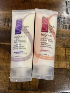 Crema hidratante corporal suavizante Avon Skin So Soft Fusions reponedora y sensual paquete de 2 - Imagen 1 de 4