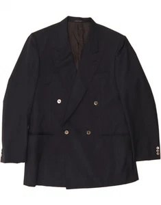 PIERRE CARDIN Mens Double Breasted Blazer Jacket IT 52 XL Navy Blue CL04 - Picture 1 of 5