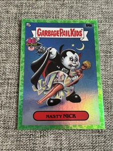 Gpk 2025 Nasty Nick - Green ~ 40th Anniversary #64a - Bild 1 von 3