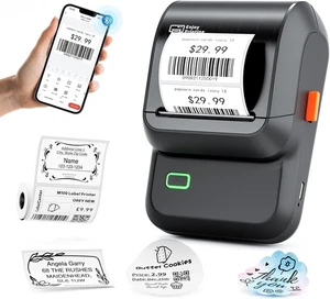 Bluetooth Label Maker M100 with Tape – Perfect for Small Business Label Printing - Picture 1 of 25