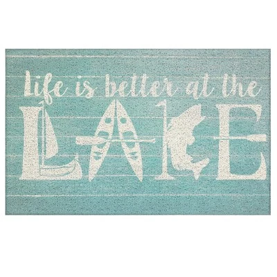 Lake House Decor Door Mat - Lake Welcome Mats Outdoor Entrance, Lake Decor, L... - Image 1 of 4