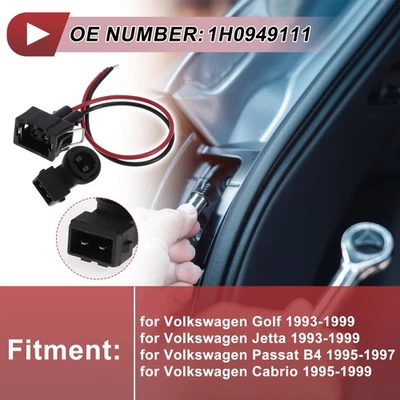 Side Marker Light Socket Bulb Wiring for Volkswagen Golf 1993-1999 1H0949111 - Изображение 1 из 4