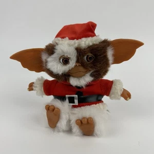 Neca Gremlins Gizmo Santa Christmas Plush Toy Mogwai Warner Bros 6" Retired - Picture 1 of 5