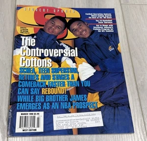 Revista deportiva para estudiantes - Funda de baloncesto James Cotton & Schea Cotton (1996) - Imagen 1 de 2