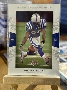 2003 Upper Deck UD Patch Collection #88 Marvin Harrison Indianapolis Colts - Picture 1 of 2