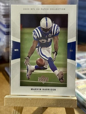2003 Upper Deck UD Patch Collection #88 Marvin Harrison Indianapolis Colts - Image 1 of 2