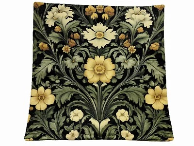 William Morris Abstract Floral Design Throw Pillow Cover Home Decor  18x18” - Image 1 of 4
