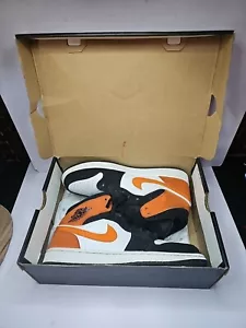 Nike Air Jordan 1 Mid Starfish Black Shattered Backboard 554724-058 Mens Size 9 - Picture 1 of 17