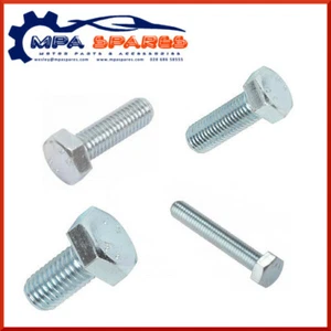 M6, M8, M10, M12, M14,M16 HEX SET SCREWS FULLY THREADED METRIC BZP HT STEEL - Picture 1 of 3