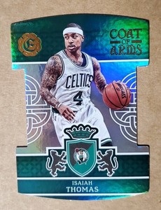 2016-17 Panini Excalibur Coat of Arms Isaiah Thomas #24 Boston Celtics 2017