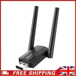 Trasmettitore Ricevitore Audio Musica Portatile Doppia Antenna Compatibile Bluetooth 5.3 - Foto 1 di 12