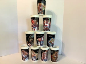 1992 McDonald's NBA Basketball Dream Team 32 -oz. Cups- NEW- Complete Set of 10 - Picture 1 of 5