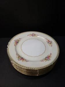 Noreen - Noritake China 7er Set gehackte Essplatten - besetztes Japanmosaik - Bild 1 von 9