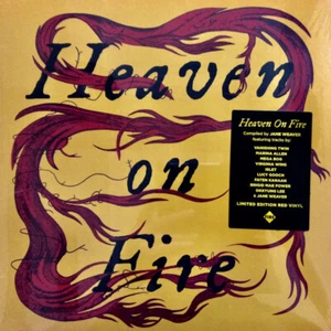 HEAVEN ON FIRE - VARIOUS ARTISTS: COMPILED BY JANE WEAVER (RED VINYL LP) - Imagen 1 de 4