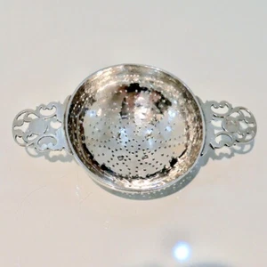 Colador de limón plata esterlina George I Londres 1726 James Goodwin - Imagen 1 de 11
