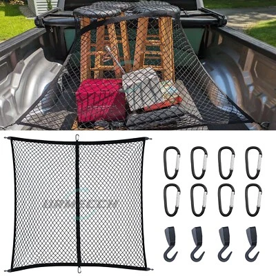 Rear Trunk Bed Style Mesh Organizer Cargo Net for Ford Maverick 2022-2024 Foto 1 de 4