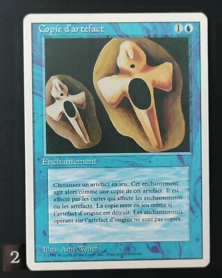 Copy Artifact / Copie d'artefact VF - NM/EX - MTG - Foreign White Bordered  - Photo 1/3
