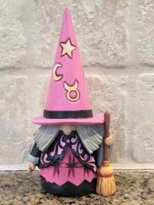 JIM SHORE HEARTWOOD CREEK WITCH GNOME 6009513 JDL - Picture 1 of 8
