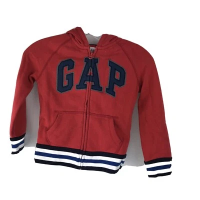 Gap Kids  Boy Hoodie Hooded Sweatshirt Size (XS) 4-5 Red  And Blue Pre-owned - Image 1 of 4