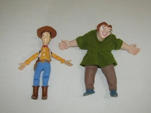 Vintage 1995 Disney Burger King Spielzeug Woody & 1996 Der Glöckner von Notre Dame - Bild 1 von 5