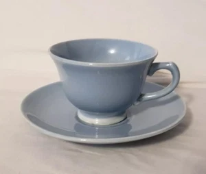 TAYLOR SMITH TAYLOR TST LU-RAY PASTEL BLUE CUP & SAUCER SET - Picture 1 of 3