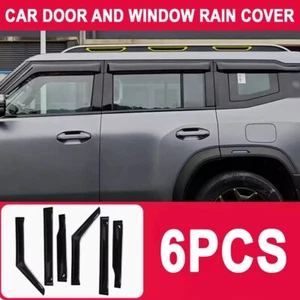6Pcs/set Car Door And Window Rain Cover For Chery Jetour Trav'eller T2 23-24 - Imagen 1 de 12