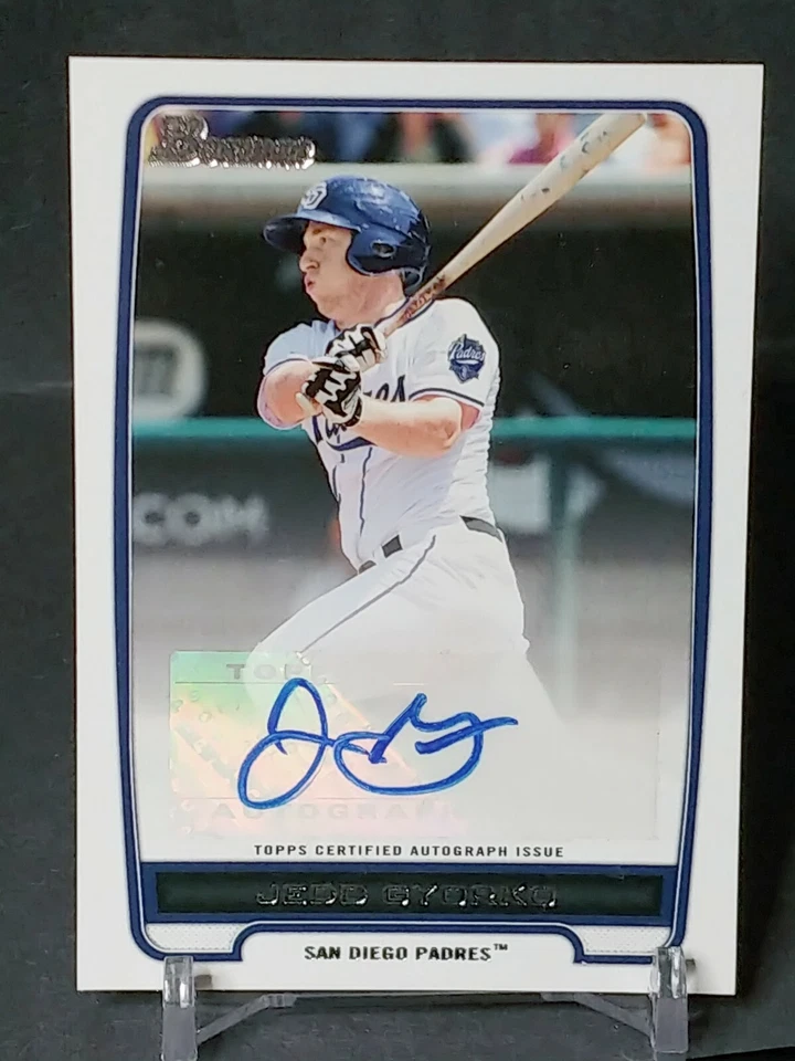 JEDD GYORKO 2012 BOWMAN TOPPS CERTIFIED AUTO 🔥 RC *WAS TOP 6 PROSPECT! - Image 1 of 1