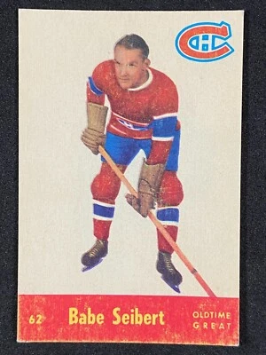 Babe Siebert 1955-56 Parkhurst #62 OTG UER - Image 1 of 4