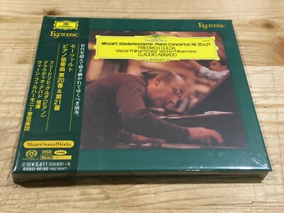 Mozart Piano Concertos 20 & 21 GULDA ABBADO ESOTERIC SACD ESSG-90182 NEW SEALED - Imagem 1 de 2
