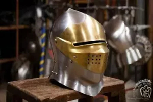 Medieval Italian Bascinet Helmet The Metal : High quality 18 - Foto 1 di 5
