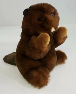 Vintage Purr-Fection by MJC 1988 Bruce Beaver 11” Plush Stuffed - Picture 1 of 10