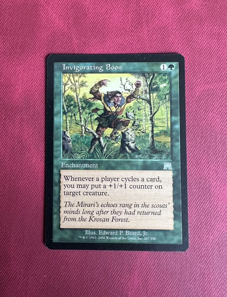 Invigorating Boon - NM - MTG Onslaught - Magic the Gathering - Excellent - Image 1 of 1