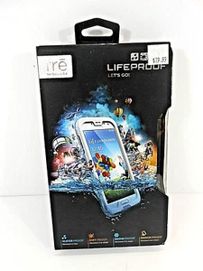 LifeProof FRE Samsung Galaxy S4 Waterproof Case Retail Packaging WHITE/GREY NEW - Picture 1 of 7